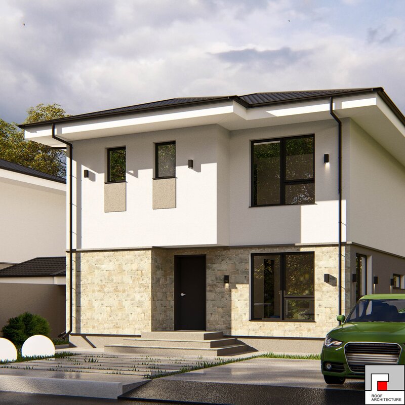 Imobiliare Domnesti Ilfov case noi de vanzare 4 dormitoare p+1 + garaj