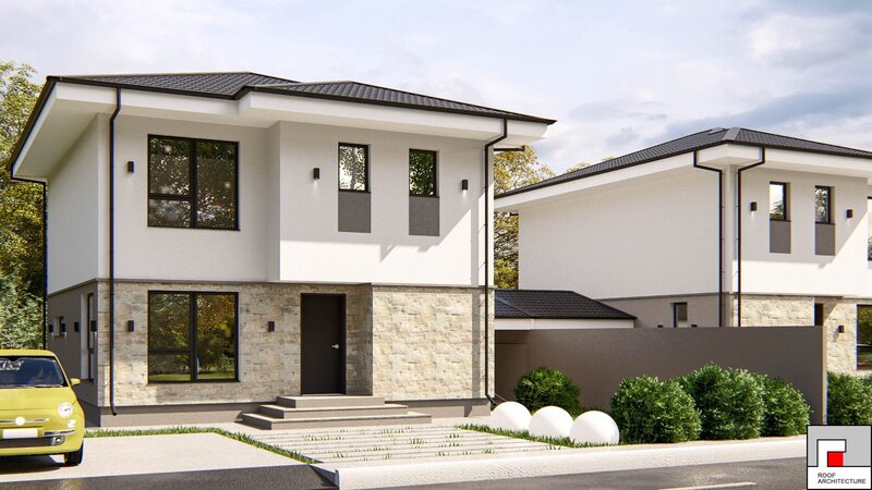 Imobiliare Domnesti Ilfov case noi de vanzare 4 dormitoare p+1 + garaj