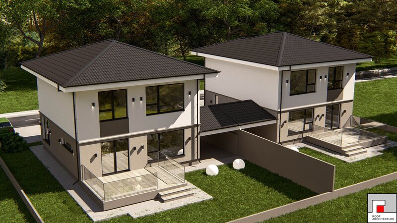 Imobiliare Domnesti Ilfov case noi de vanzare 4 dormitoare p+1 + garaj