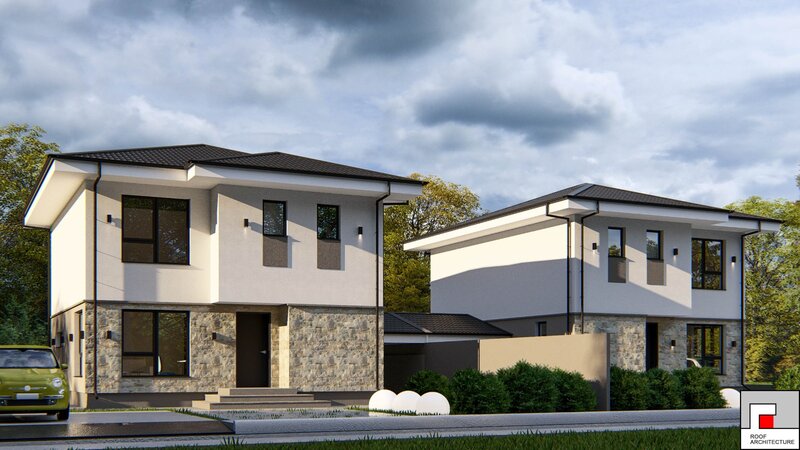 Imobiliare Domnesti Ilfov case noi de vanzare 4 dormitoare p+1 + garaj