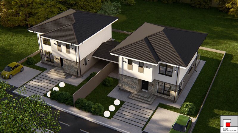 Imobiliare Domnesti Ilfov case noi de vanzare 4 dormitoare p+1 + garaj